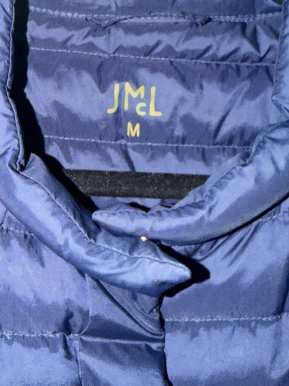 J.McLaughlin Kennedy short sleeve lightweight quilted down puffer jacket size M - Picture 5 of 5